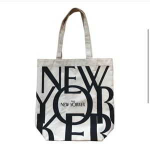 New Yorker canvas tote bag